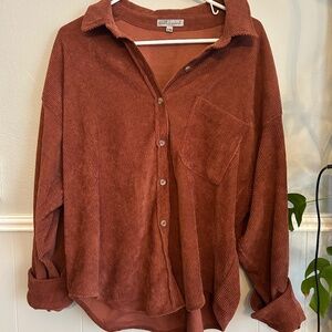 Women’s Courdoroy button down
